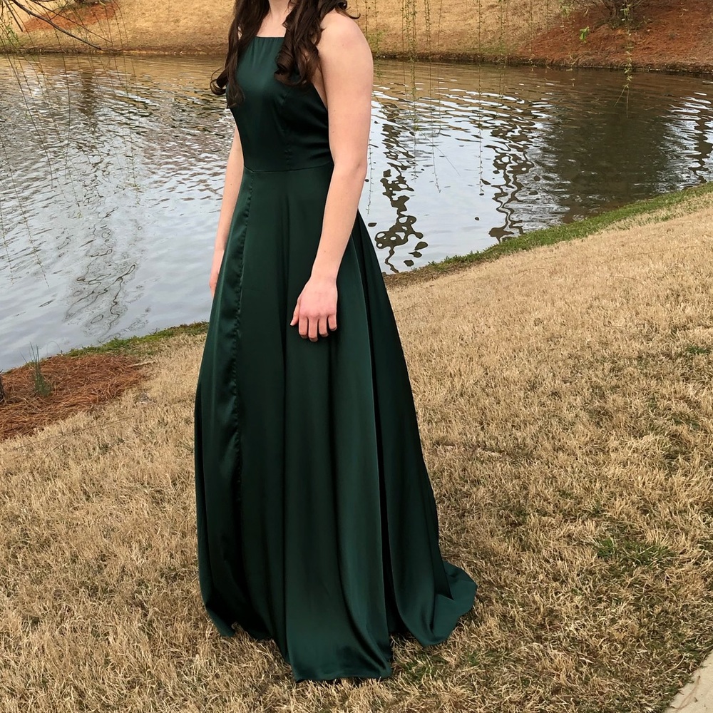 Windsor emerald green maxi dress